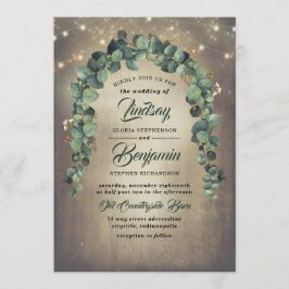 Convites Casamento Russo Eucalyptus Greenery Garland