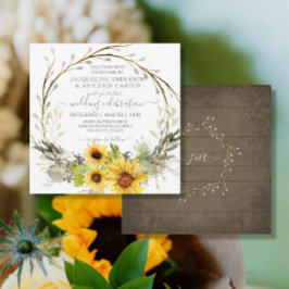 Convites Casamento Russo Eucalyptus Watercolor