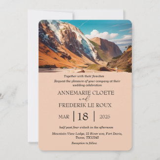 Convites Casamento Russo Evergreen Da Montanha