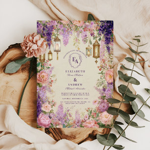 Convites Casamento Russo Vintage Lilac Blossom