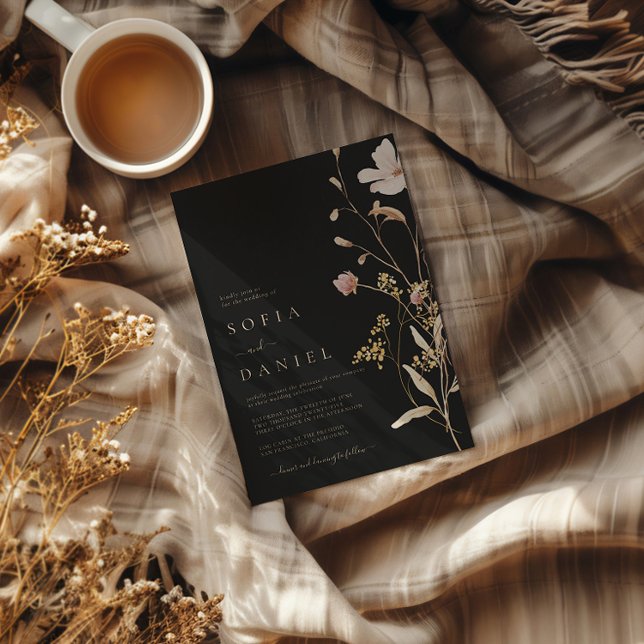 Convites Casamento Rustic Autumn Boho Watercolor (Criador carregado)