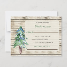 Convites Casamento Rustic Barn Wood Pine