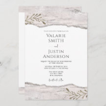 Casamento Rustic Birch Wood Todos em Um