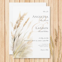Casamento Rustic Boho Seco Tan Grass