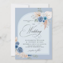 Casamento Rustic Calliografia Boho Dusty Blue Pamp