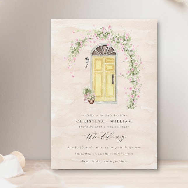 Convites Casamento Rustic Cottage Garden (Criador carregado)