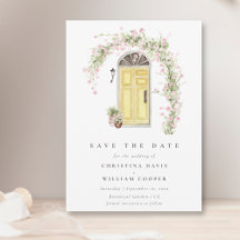 Casamento Rustic Cottage Garden Salve a Data