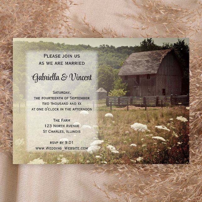 Convites Casamento Rustic Country (Criador carregado)