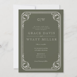Convites Casamento Rustic Country Western com Detalhes