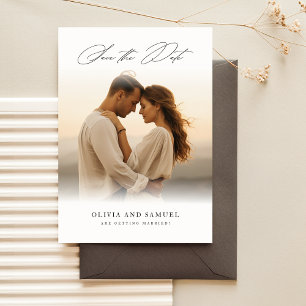 Convites Casamento Rustic Elegante De Foto De Luxo Salva A