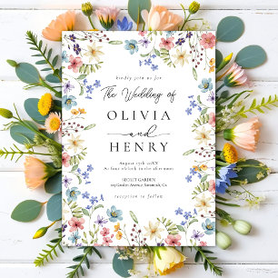 Convites Casamento Rustic Garden Botanical