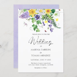 Convites Casamento Rustic Watercolor
