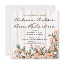 Casamento Rustic White Burnt Orange Green Blossoms