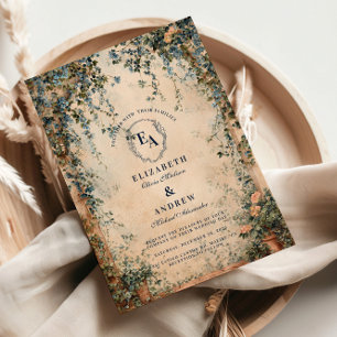 Convites Casamento Rustic Wildflower Garden