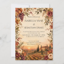 Casamento Rústico de Outono em Vinícola 
