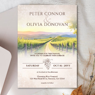 Convites Casamento Rústico do Elegante Romântico