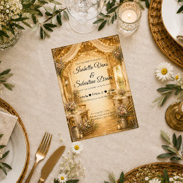 Convites Casamento Rústico em Celeiro Interno