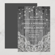 Casamento Rustico em Madeira com Luzes e Renda Pre