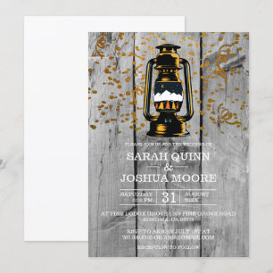 Convites Casamento Rústico em Madeira de Celeiro Envelhecid