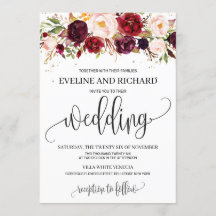 Casamento rústico moderno de marsala floral