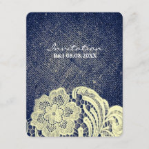 casamento rústico no campo com renda e azul naval 