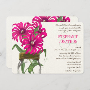 Convites Casamento Rústico Romântico de Flores Selvagens Ma