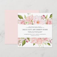 Casamento Rústico Rosa Rosa Rosa Rosa Floral Quadr