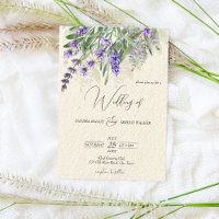 Casamento rústico vintage no campo com lavanda QR