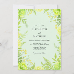 Convites Casamento Samambaia Cítrico