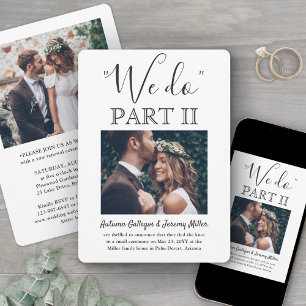 Convites Casamento Sequência 2 Foto Script Simples Nós Faze