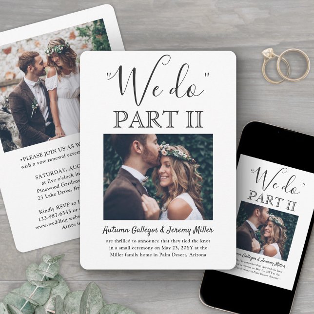 Convites Casamento Sequência 2 Foto Script Simples Nós Faze (Criador carregado)