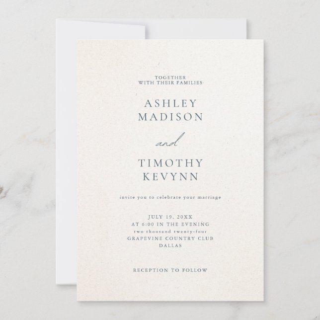 Convites Casamento Simples (Frente)