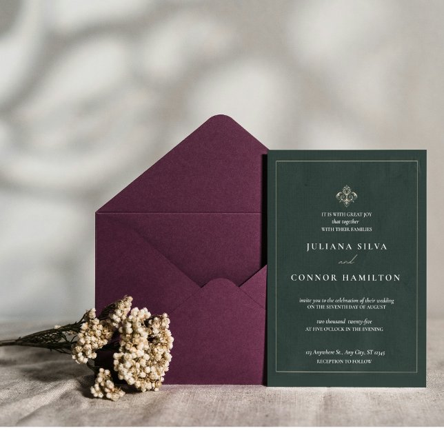 Convites casamento simples,casamento clássico monograma,mon (Criador carregado)