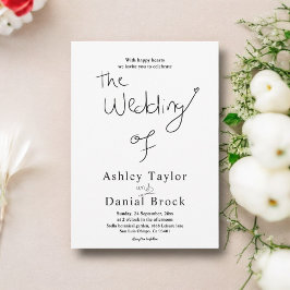 Convites Casamento Simples Chic Negra E Branca Moderno Eleg