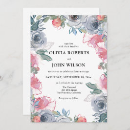 Convites Casamento Simples De Flor Selvagem