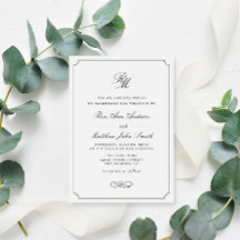 casamento simples de tipografia em preto e branco