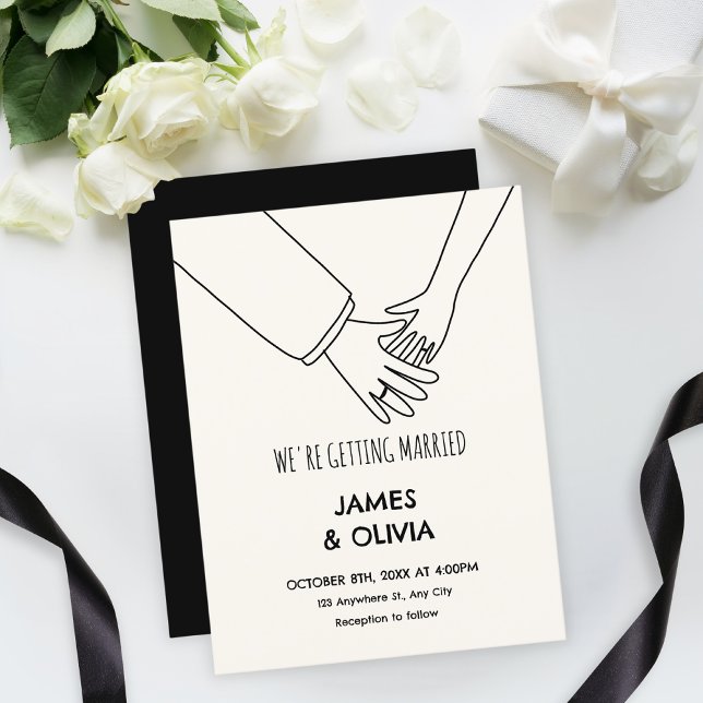 Convites Casamento simples e divertido (Criador carregado)