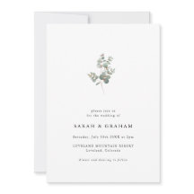 Casamento Simples e Moderno com Eucalipto
