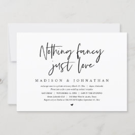 Convites Casamento Simples e Moderno, Nada de Luxo, Só Amor