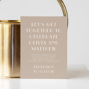 Convites Casamento simples e simples e simples do Pastel.