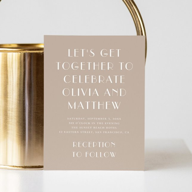 Convites Casamento simples e simples e simples do Pastel. (Criador carregado)