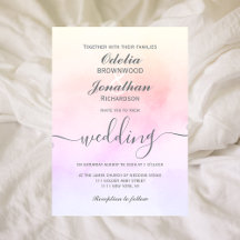 Casamento Simples Elegante De Aquarela Estética