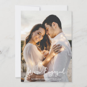 Convites Casamento Simples Estamos Envolvidos para nos casa