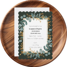 Convites Casamento Simples Eucalyptus Greenery