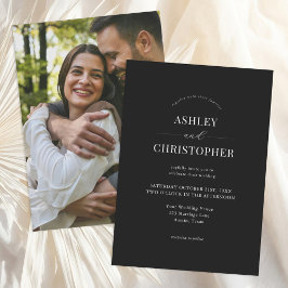 Convites Casamento Simples Moderno Elegante