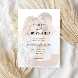 Convites Casamento Simples Moderno Elegante