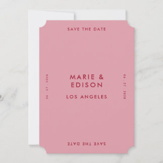 Convites Casamento Simples Moderno Minimalista Salve a Data