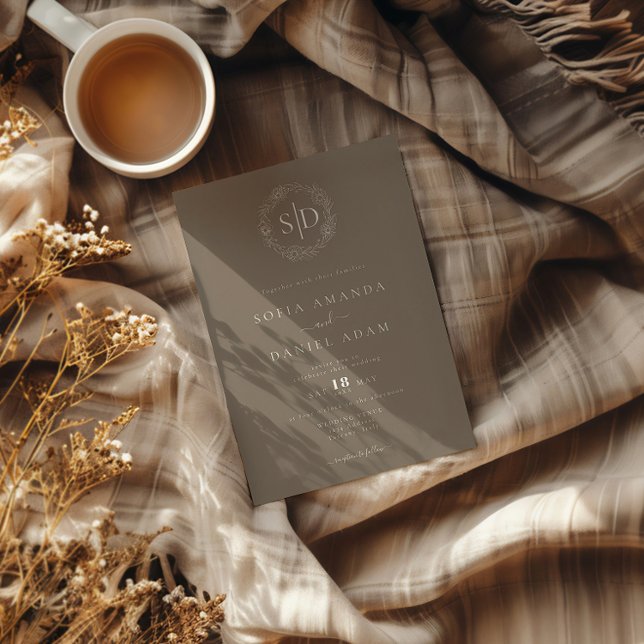 Convites Casamento Simples Moderno Mínimo (Criador carregado)