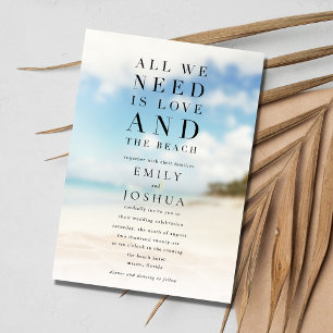 Convites Casamento Simples na Praia