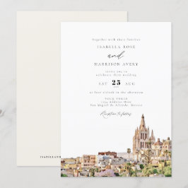 Convites Casamento Skyline Cidade do México - San Miguel